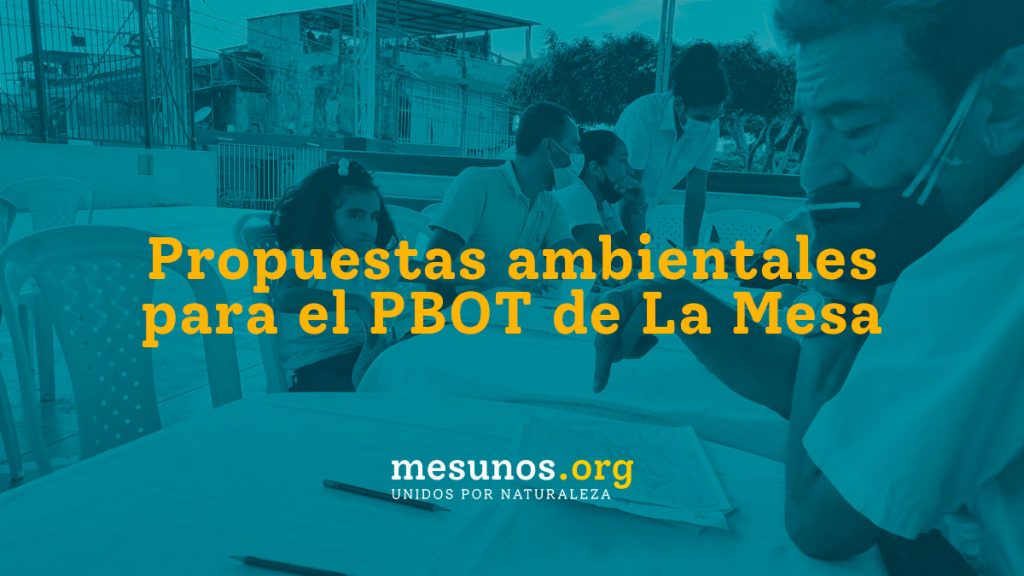 Propuestas ambientales para el PBOT de La Mesa