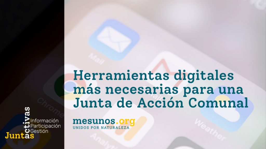 Herramientas digitales para Juntas de Acción Comunal
