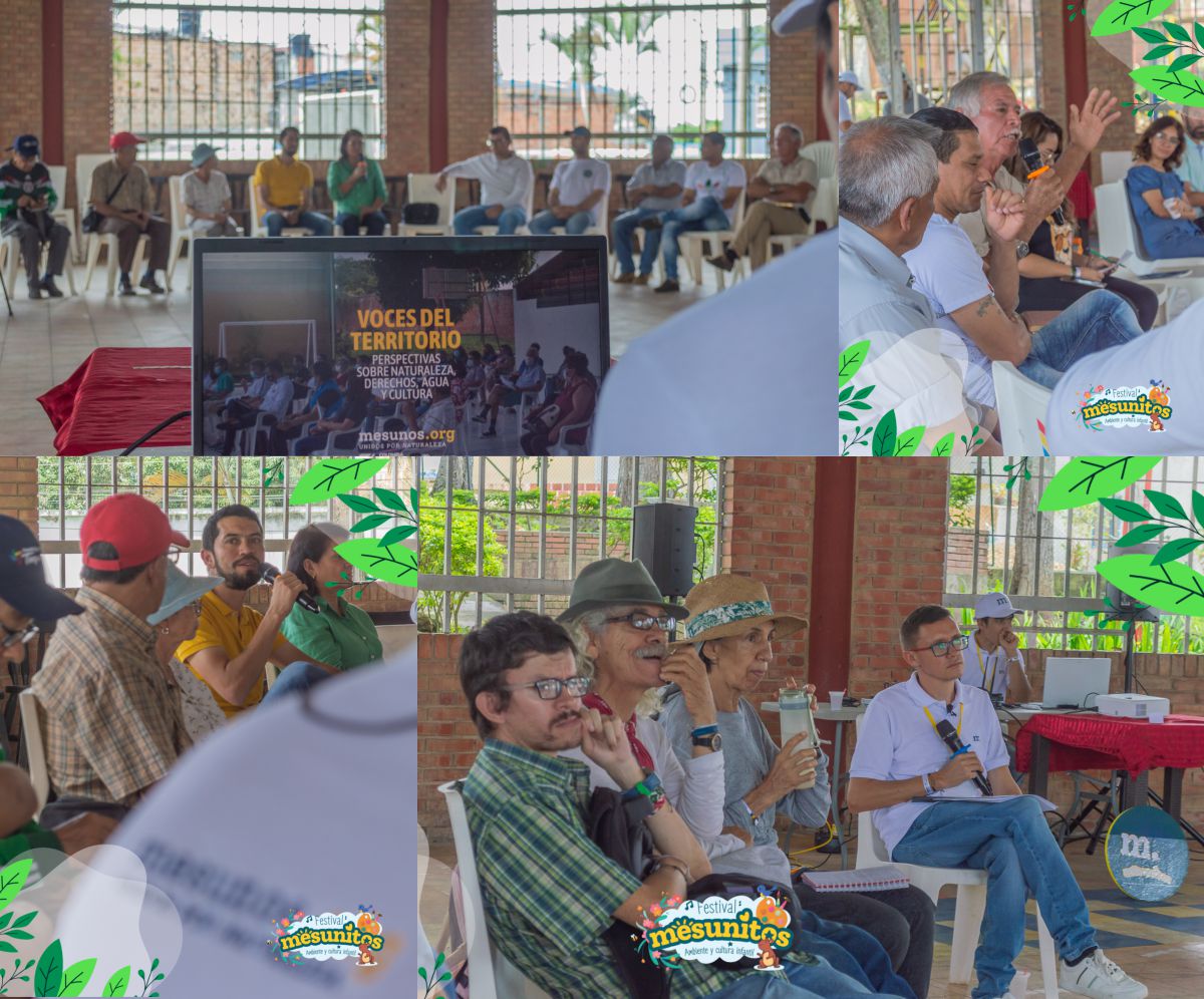Voces el territorio conversatorio sobre agua, naturaleza, derechos humanos y cultura