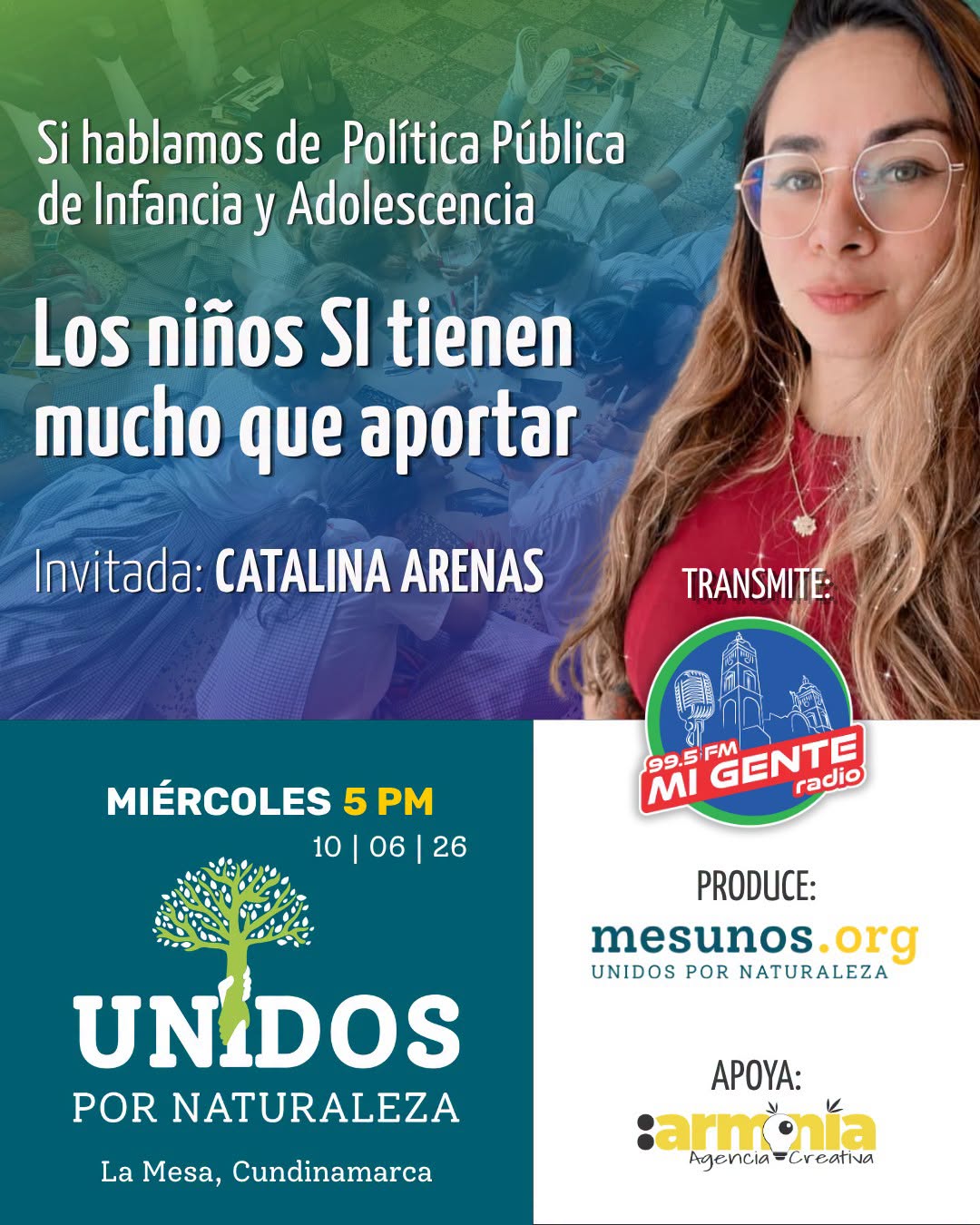 UNIDOS POR NATURALEZA - LOS NIÑOS TIENEN MUCHO QUE APORTAR A LA POLITICA PUBLICA DE INFANCIA